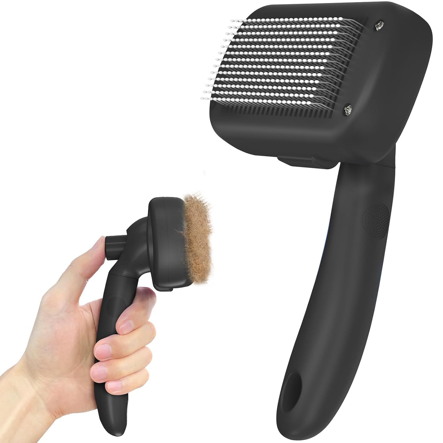 Dipoo Self-Cleaning Shedding Brush